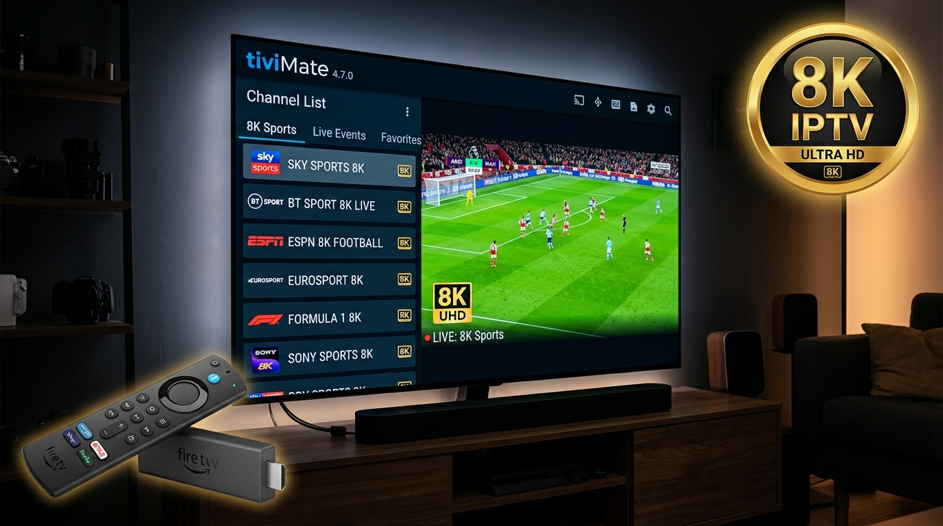 8K IPTV auf Firestick Installationsanleitung