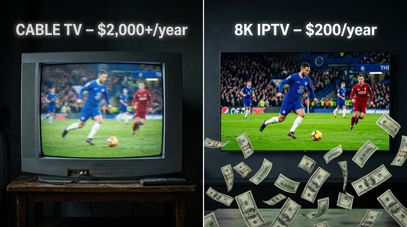 8K IPTV vs Traditional Cable cost comparison 2026