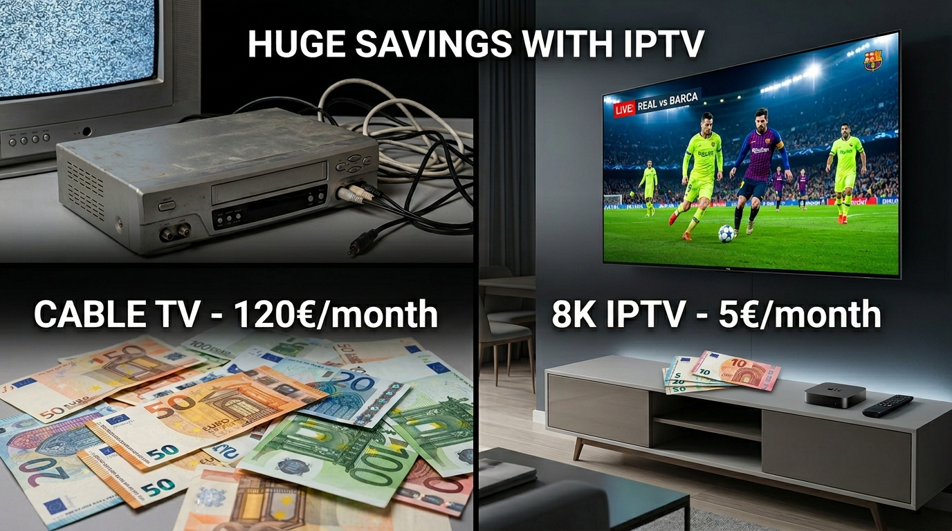 8K IPTV vs 4K IPTV Kostenvergleich