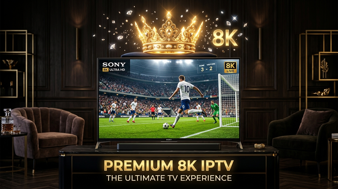 Premium 8K IPTV luxuriöses Fernseherlebnis