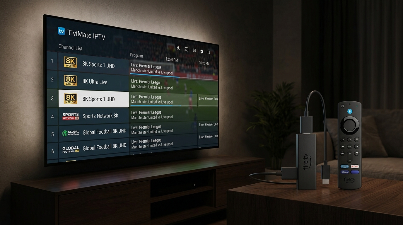 Firestick 8K IPTV setup guide