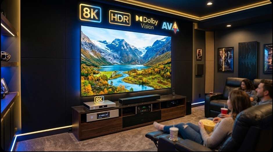 8K Media TV Streaming