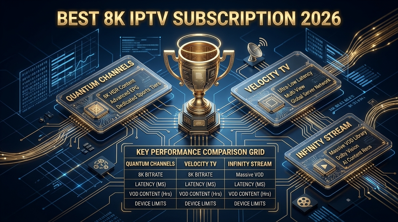 Best 8K IPTV subscription 2026