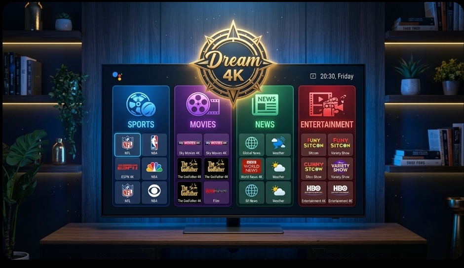 Dream 4K IPTV Channel List