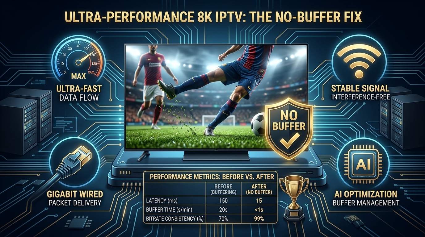 Fix IPTV buffering for 8K streaming