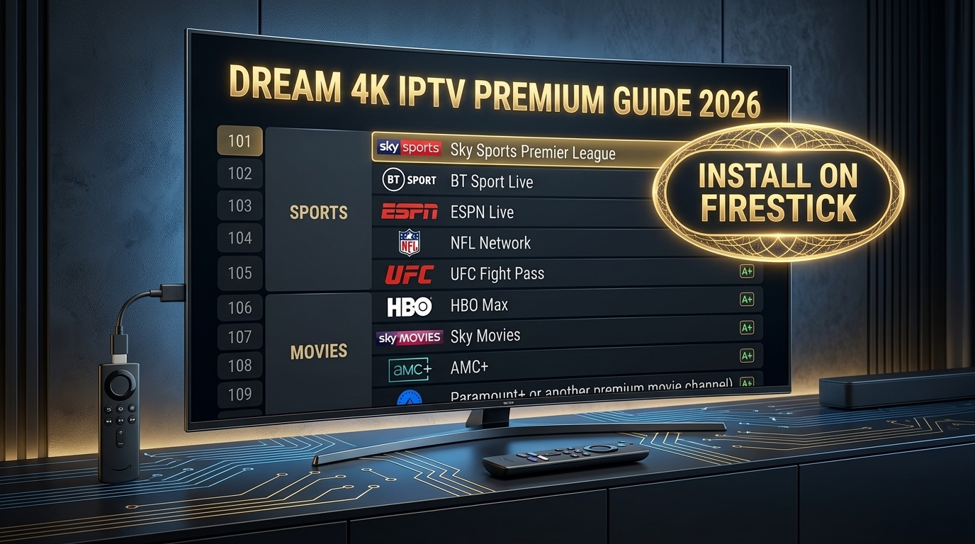 How to install Dream 4K IPTV on Firestick