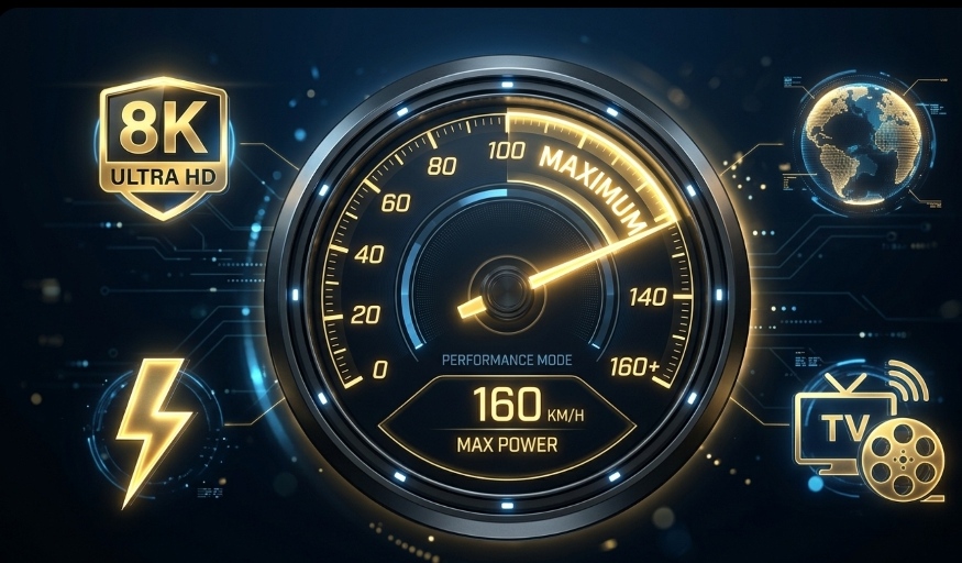 IPTV Maximum Performance and 8K Quality