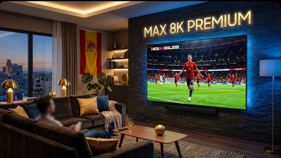Max 8K Premium IPTV – Experiencia definitiva de streaming