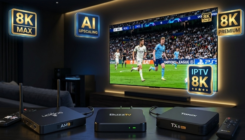 S905X5 Android TV boxes for IPTV streaming