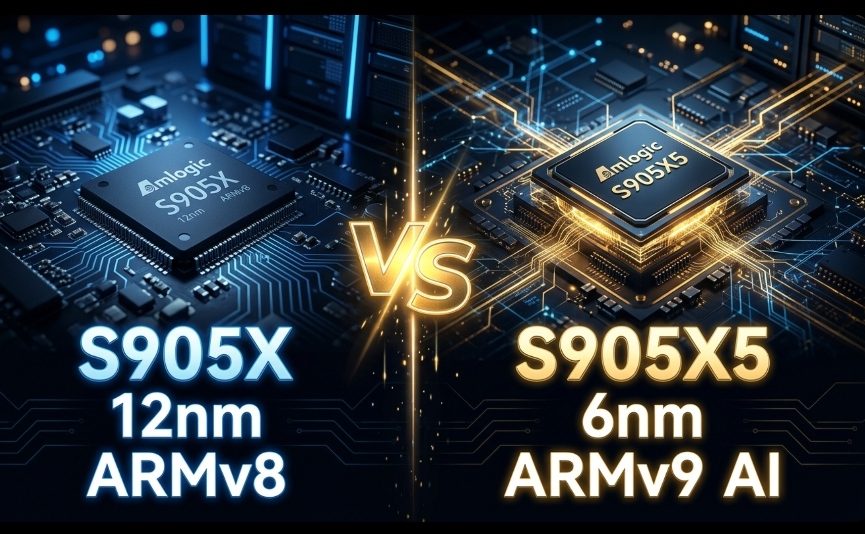 Amlogic S905X5 vs S905X comparison