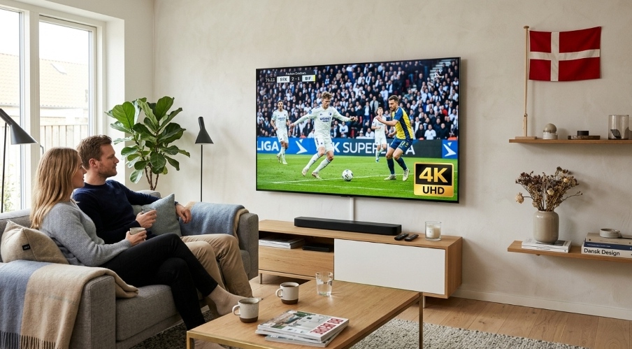 Superliga i 4K UHD på Smart TV
