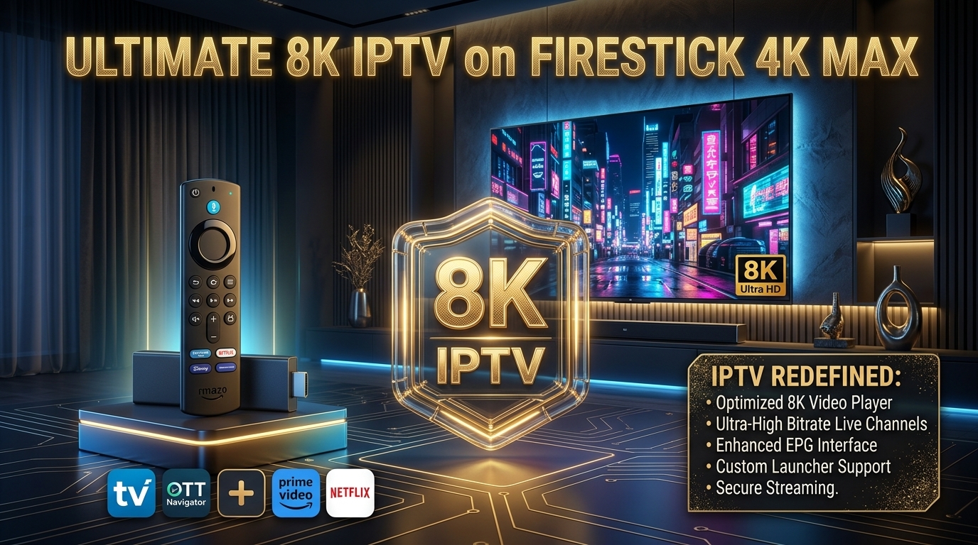 How to watch 8K TV IPTV on Firestick