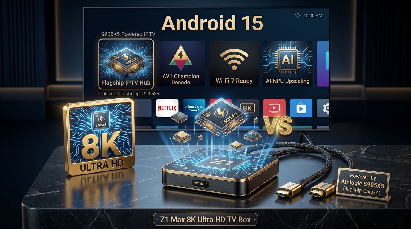 Z1 Max 8K Ultra HD IPTV box review